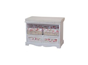 4046884041674 - Möbel Direkt Online - Used Look-Sitzkommode Amber weiß