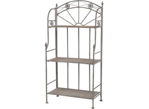 4046884056104 - Standregal HOME AFFAIRE Regale Gr B H T 61 cm x 120 cm x 31 cm grau Standregale Regale