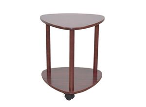 4046884059365 - Möbel Direkt Online - Rollregal Franz mit 2 Böden kirschbaumfarben