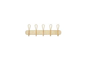 4046884071190 - Hakenleiste INOSIGN Letti Hakenleisten Gr B H T 80 cm x 26 cm x 7 cm goldfarben Haken