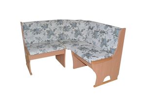 4046884087887 - Truheneckbank Anja 1B 125x125 cm Holzdekor Buche Stoff beige mit Blumendessin 4046884087887 - Truheneckbank Anja 1B 125x125 cm Holzdekor Buche Stoff beige mit Blumendessin