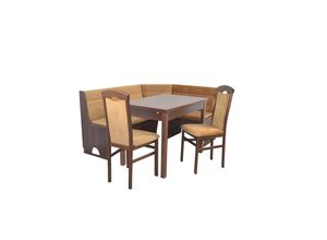 4046884103532 - möbel direkt online 4tlg Eckbankgruppe In drei Holzdekoren und drei Stofffarben 4046884103532 - möbel direkt online 4tlg Eckbankgruppe In drei Holzdekoren und drei Stofffarben