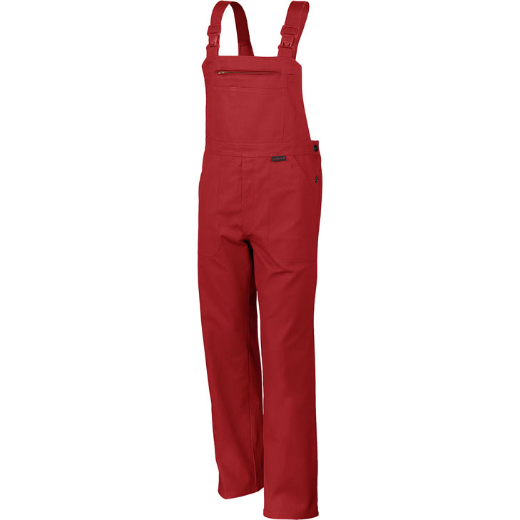 4046987002831 - QUALITEX HIGH QUALITY WORKWEAR Latzhose classic feuerrot Damen 54 Herren 60