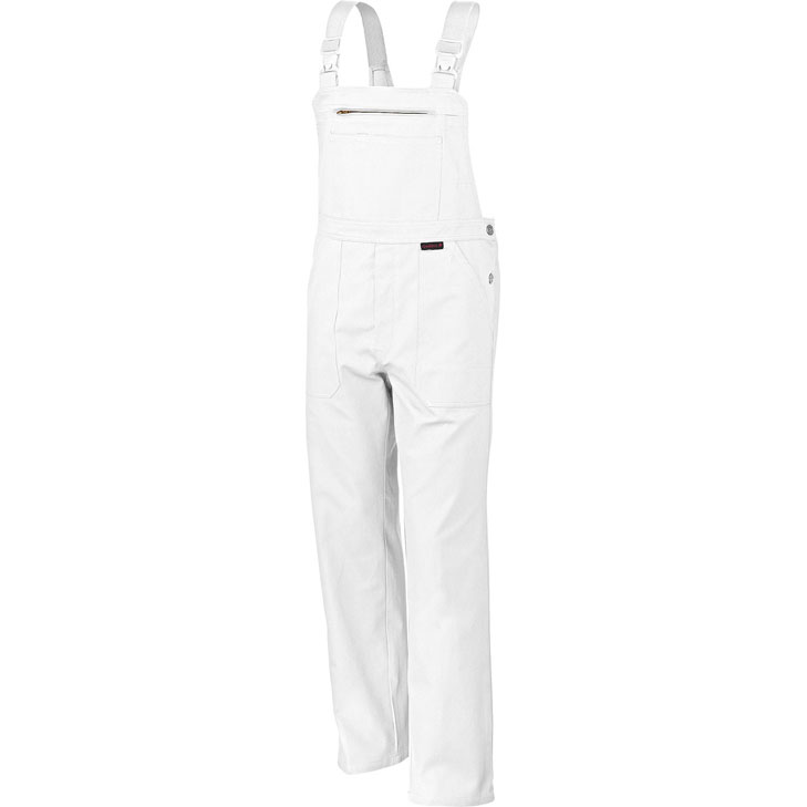 4046987003081 - QUALITEX HIGH QUALITY WORKWEAR Latzhose classic weiß Damen 56 Herren 62