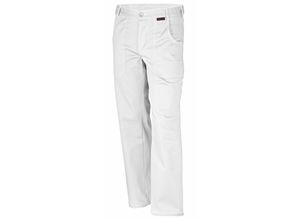 4046987004996 - Arbeitshose favorit in weiß Größe 26 - Bundhose BW 320 g - strapazierfähige Werkstatthose - weiß - 26