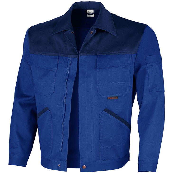 4046987010232 - Arbeitsjacke image in kornblau marine Größe 106 - Bundjacke mg 300 g - stylische Werkstattjacke - kornblau marine - 106 - Qualitex