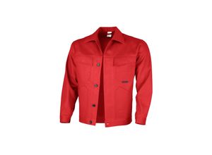 4046987011017 - Arbeitsjacke classic in rot Größe 62 - Bundjacke bw 270 g - klassische Werkstattjacke - rot - 62 - Qualitex