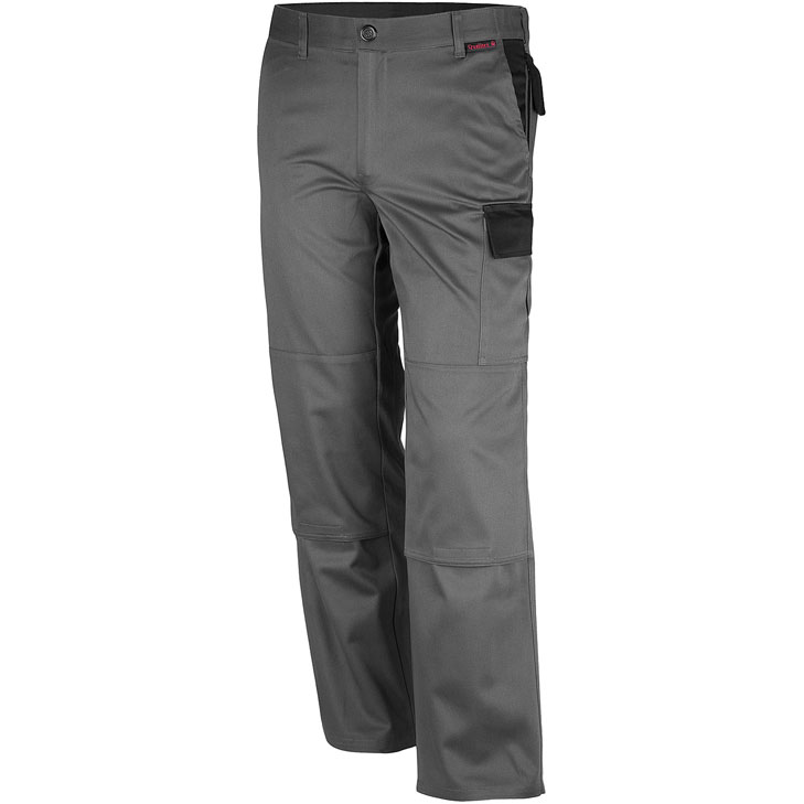 4046987011086 - QUALITEX HIGH QUALITY WORKWEAR Bundhose image mittelgrau schwarz Herren 25