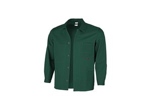 4046987014049 - Arbeitsjacke favorit in grün Größe 106 - Langjacke bw 320 g strapazierfähige Werkstattjacke - grün - 106 - Qualitex