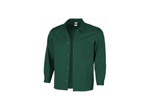 4046987014216 - Arbeitsjacke favorit in grün Größe 60 - Langjacke bw 320 g strapazierfähige Werkstattjacke - grün - 60 - Qualitex