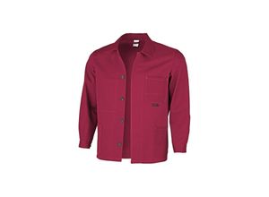 4046987014438 - Arbeitsjacke favorit in rot Größe 56 - Langjacke BW 320 g strapazierfähige Werkstattjacke - rot - 56
