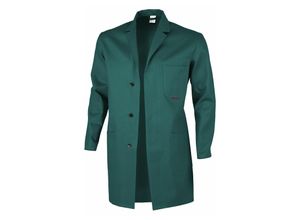 4046987022457 - Arbeitsjacke classic in grün Größe 58 - Berufsmantel bw 270 g - klassischer Laborkittel - grün - 58 - Qualitex