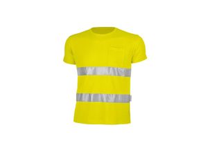 4046987025809 - Arbeitsshirt pro Warnschutz in warngelb Größe s - Warnschutz-Arbeitsshirt für PROfessionals - warngelb - s - Qualitex