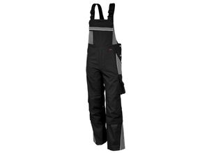 4046987027834 - Arbeitshose pro in schwarz grau Größe 54 - Latzhose mg 245 g - Blaumann für PROfessionals - schwarz grau - 54 - Qualitex 4046987027834 - Arbeitshose pro in schwarz grau Größe 54 - Latzhose mg 245 g - Blaumann für PROfessionals - schwarz grau - 54 - Qualitex