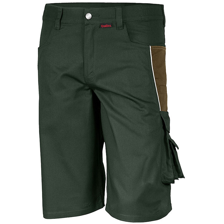 4046987028954 - ArbeitsshortsPRO in oliv khaki Größe 42 - kurze Arbeitshose mg 245 g - für PROfessionals - oliv khaki - 42 - Qualitex