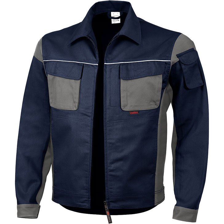 4046987031305 - Arbeitsjacke pro in marine grau Größe 52 - Bundjacke mg 245 g - PROfessionals-Werkstattjacke - marine grau - 52 - Qualitex 4046987031305 - Arbeitsjacke pro in marine grau Größe 52 - Bundjacke mg 245 g - PROfessionals-Werkstattjacke - marine grau - 52 - Qualitex