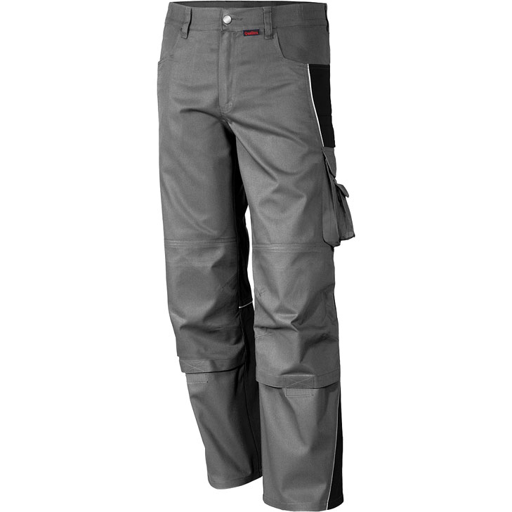 4046987031671 - Arbeitshose pro in grau schwarz Größe 64 - Bundhose mg 245 g - PROfessionals-Werkstatthose - grau schwarz - 64 - Qualitex