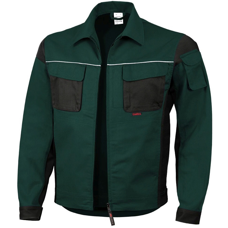 4046987047276 - Arbeitsjacke pro in grün schwarz Größe 56 - Bundjacke mg 245 g - PROfessionals-Werkstattjacke - grün schwarz - 56 - Qualitex 4046987047276 - Arbeitsjacke pro in grün schwarz Größe 56 - Bundjacke mg 245 g - PROfessionals-Werkstattjacke - grün schwarz - 56 - Qualitex