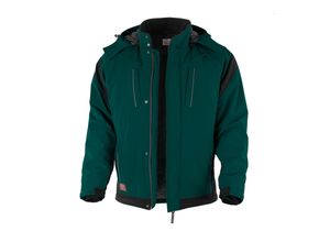 4046987047931 - Arbeitsjacke pro in grün schwarz Größe xl - wetterfeste Winterjacke - Softshelljacke - grün schwarz - xl - Qualitex 4046987047931 - Arbeitsjacke pro in grün schwarz Größe xl - wetterfeste Winterjacke - Softshelljacke - grün schwarz - xl - Qualitex