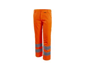 4046987050641 - Arbeitshose pro Warnschutz in warnorange Größe 68 - Bundhose - Warnschutz Werkstatthose - warnorange - 68 - Qualitex