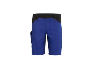 4046987057459 - ArbeitsshortsX-Serie in kornblau schwarz Größe 62 - kurze Arbeitshose - X-treme Strapazierfähikeit - kornblau schwarz - 62 - Qualitex