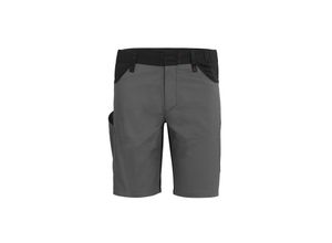 4046987057961 - ArbeitsshortsX-Serie in grau schwarz Größe 44 - kurze Arbeitshose - X-treme Strapazierfähikeit - grau schwarz - 44 - Qualitex