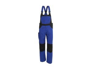 4046987058128 - Arbeitshose X-Serie in kornblau schwarz Größe 102 - X-trem strapazierfähige Latzhose - Blaumann - kornblau schwarz - 102 - Qualitex