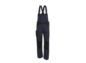 4046987058531 - Arbeitshose X-Serie in marine schwarz Größe 102 - X-trem strapazierfähige Latzhose - Blaumann - marine schwarz - 102 - Qualitex