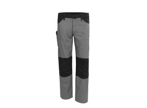 4046987059606 - Arbeitshose X-Serie in grau schwarz Größe 46 - X-trem strapazierfähige Bundhose - Werkstatthose - grau schwarz - 46 - Qualitex