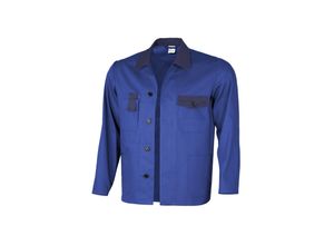 4046987061999 - Arbeitsjacke basic 2-farbig in kornblau marine Größe 46 - Bundjacke bw 240 g - standard Werkstattjacke - kornblau marine - 46 - Qualitex 4046987061999 - Arbeitsjacke basic 2-farbig in kornblau marine Größe 46 - Bundjacke bw 240 g - standard Werkstattjacke - kornblau marine - 46 - Qualitex