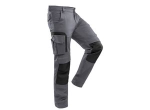 4046987103187 - QUALITEX HIGH QUALITY WORKWEAR Bundhose PRO+ grau schwarz Herren 102