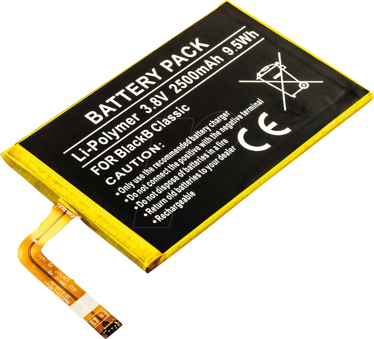 4047038132842 - AKKU 13284 - Smartphone-Akku für BlackBerry-Geräte Li-Po 2500 mAh