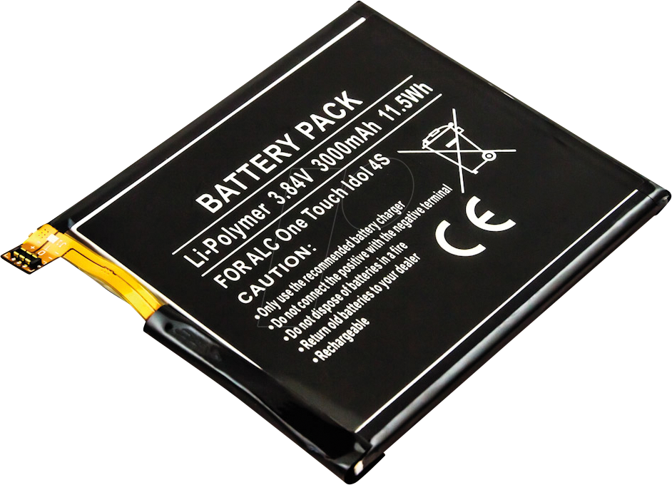 4047038133344 - AKKU 13334 - Smartphone-Akku für Alcatel-Geräte Li-Po 3000 mAh