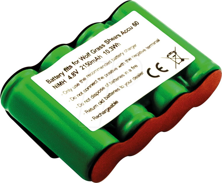 4047038310424 - AKKU 31042 - Ersatzakku Wolf Accu 60 NiMh 2150 mAh