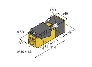 4047101066524 - Induktiver Sensor bündig BI15-CP40-FZ3X2