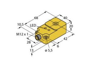 4047101077988 - Induktiver Sensor bündig PNP Schließer BI15U-Q20-AP6X2-H1141