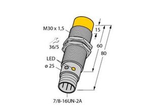 4047101136777 - Induktiver Sensor nicht bündig NI20U-G30-ADZ30X2-B1131