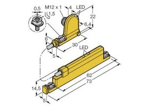 4047101200515 - Magnetfeldsensor PNP WIM45-UNTL-03-BIM-UNT-LUAP6X 4-H1141