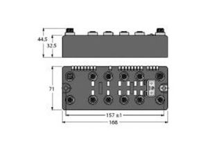 4047101260342 - BLCDN-8M12LT-4AI-VI-8XSG-PD 6811047 Feldbus Station 1 St