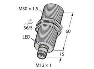 4047101287356 - 1610032 Ultraschall-Reflexionstaster RU40U-M30M-2UP8X2-H1151 PNP 1 St