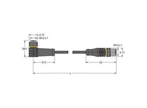 4047101334272 - 6626399 Sensor- Aktor-Steckverbinder konfektioniert 1 m Polzahl 5 1 St