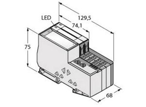 4047101344417 - TI-BL20-E-EN-S-4 7030631 Sensor Aktorbox aktiv 1 St