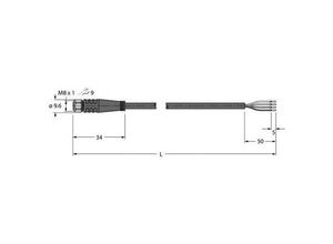 4047101345278 - 6933695 Sensor- Aktor-Anschlussleitung 10 m Polzahl 4 1 St