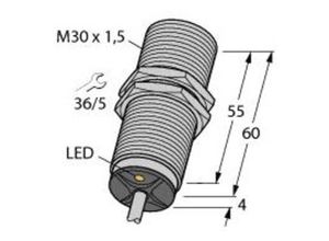 4047101396010 - Induktiver Sensor bündig PNP Wechsler BI20U-M30-VP6X 7M