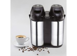 4047125545272 - 2x 2L Doppelkanne Thermoskanne Doppelwandig Getränkespender Isolierkanne Kanne Kaffee Tee Teekanne - Michelino