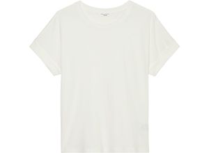 4047255561081 - Marc OPolo DENIM T-Shirt Bio-Baumwolle für Damen weiß XS