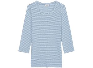 4047255564297 - Marc OPolo DENIM T-Shirt U-Ausschnitt für Damen blau XS