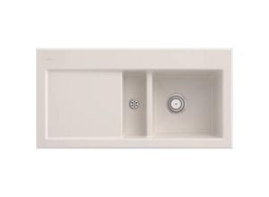 4047289527947 - Villeroy&Boch Spülbecken Küchenspüle Subway 60 Crema 1000x510mm Unterschrankbreite 60cm