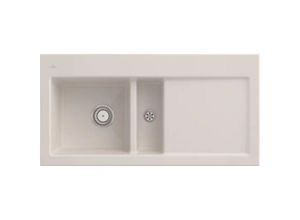 4047289528289 - Villeroy&Boch Spülbecken Küchenspüle Subway 60 Crema 1000x510mm Unterschrankbreite 60cm