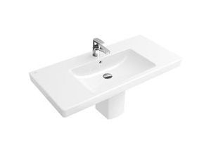 4047289986805 - Schrankwaschtisch Subway 7175A0 1000x470mm mit Überlauf 1 Hahnloch Farbe Weiß - 7175A001 - Villeroy&boch